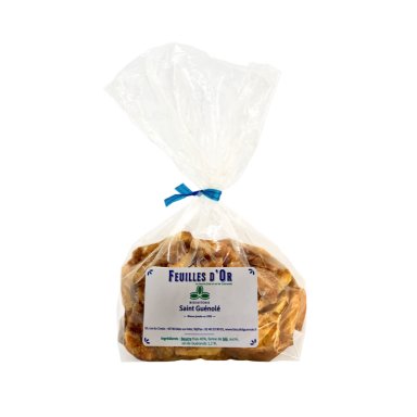 Sachet de biscuits "Feuilles d'or" (brisures)