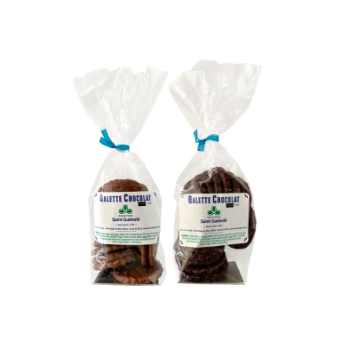Galettes au chocolat et à la fleur de sel