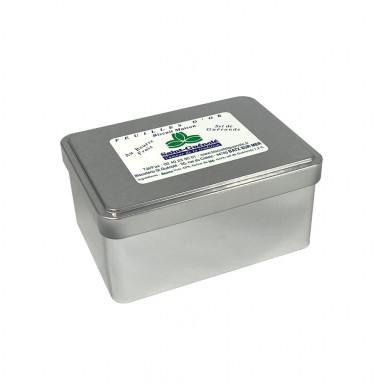 Boite de biscuits "Feuilles d'Or"