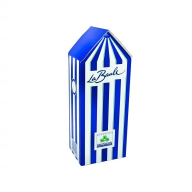 Boite à biscuits, décor "Cabine de plage"